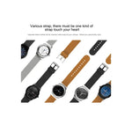 Montre connectée Bluetooth SMA ronde de 1,28 pouce, étanche, avec commande vocale, moniteur de fréquence cardiaque, suivi du sommeil et caméra Bluetooth, compatible avec Android et iOS.