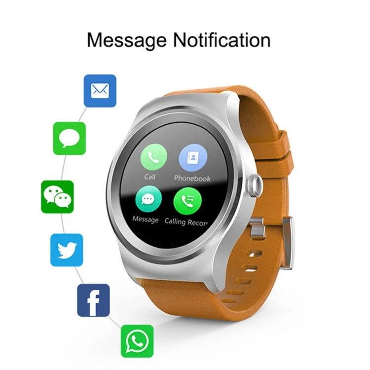 Montre connectée Bluetooth SMA ronde de 1,28 pouce, étanche, avec commande vocale, moniteur de fréquence cardiaque, suivi du sommeil et caméra Bluetooth, compatible avec Android et iOS.