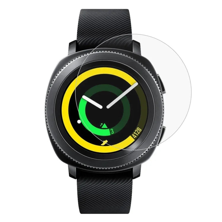 2 PCS ENKAY Hat-Prince pour Samsung Gear Sport Smart Watch 0.2mm 9H Dureté de Surface 2.15D Film d'Écran en Verre Trempé Anti-explosion, pour Samsung Gear Sport (2PCS)