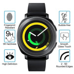 2 PCS ENKAY Hat-Prince pour Samsung Gear Sport Smart Watch 0.2mm 9H Dureté de Surface 2.15D Film d'Écran en Verre Trempé Anti-explosion, pour Samsung Gear Sport (2PCS)