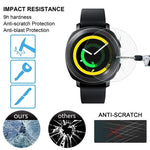 2 PCS ENKAY Hat-Prince pour Samsung Gear Sport Smart Watch 0.2mm 9H Dureté de Surface 2.15D Film d'Écran en Verre Trempé Anti-explosion, pour Samsung Gear Sport (2PCS)