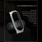 Mijobs Milan CS Screwless Buckle Metal Watch Band Case for Xiaomi Mi Band 5 & 6, Host not Included