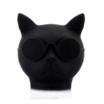 Haut-parleur stéréo Bluetooth sans fil T8 Mini forme chat, support mains libres / carte TF / FM