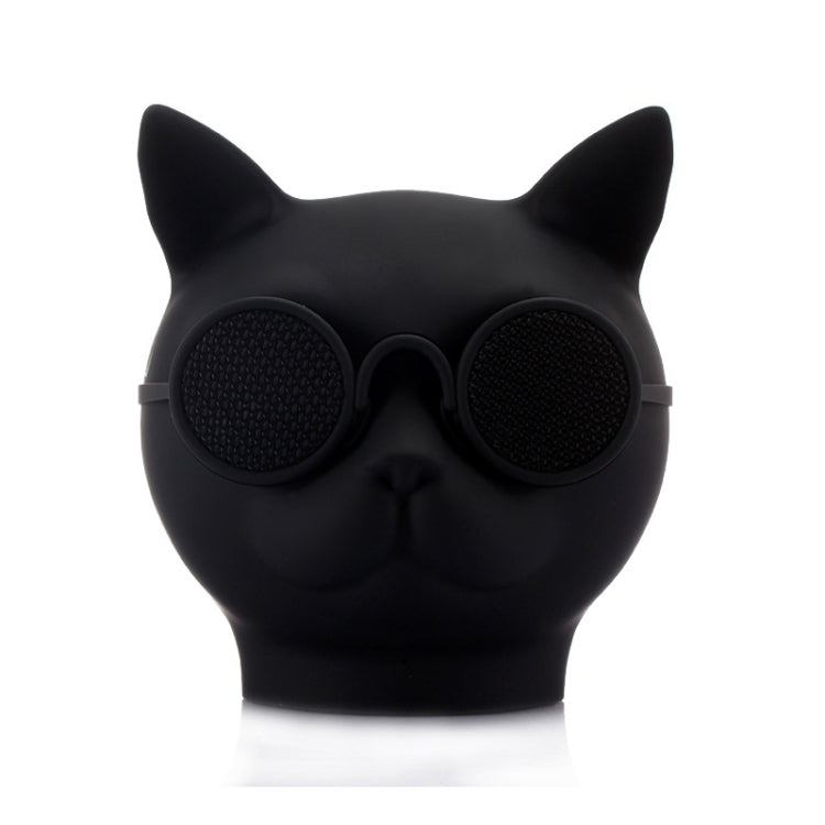 Haut-parleur stéréo Bluetooth sans fil T8 Mini forme chat, support mains libres / carte TF / FM