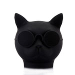 Haut-parleur stéréo Bluetooth sans fil T8 Mini forme chat, support mains libres / carte TF / FM