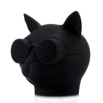 Haut-parleur stéréo Bluetooth sans fil T8 Mini forme chat, support mains libres / carte TF / FM