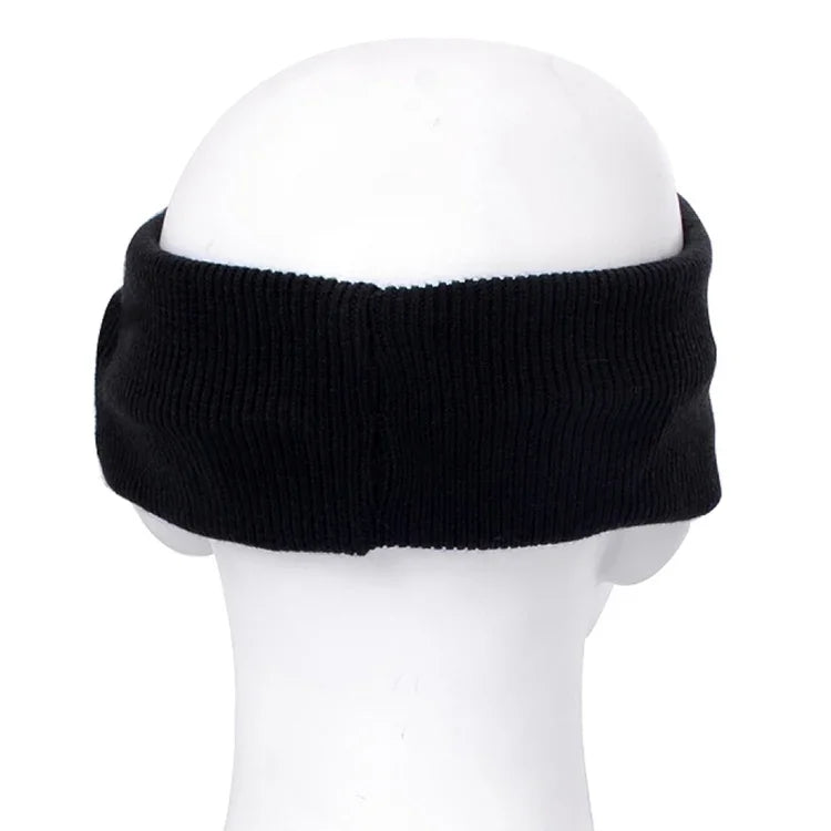 Bandeau musical Bluetooth tricoté pour le sport, sans casque, avec micro, compatible iPhone/Samsung et autres appareils Bluetooth.