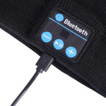 Bandeau musical Bluetooth tricoté pour le sport, sans casque, avec micro, compatible iPhone/Samsung et autres appareils Bluetooth.