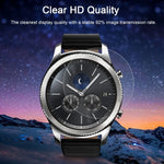 ENKAY Hat-Prince pour montre connectée Samsung Gear S3 - Film de protection d'écran en verre trempé anti-explosion, épaisseur 0,2 mm, dureté de surface 9H, diamètre 2,15D