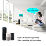 Interrupteur mural tactile Sonoff T2 120mm en verre trempé, interrupteur lumière domotique, compatible Alexa et Google Home, AC 100V-240V, prise US, 120mm / 3 prises US