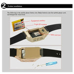 Montre connectée GPS D99+ pour seniors, écran LCD HD 1,22 pouce, étanche, compatible GPS + LBS + WiFi, numérotation bidirectionnelle, écoute vocale, premiers secours, alarme au poignet, barrière de sécurité, couleur or rose.