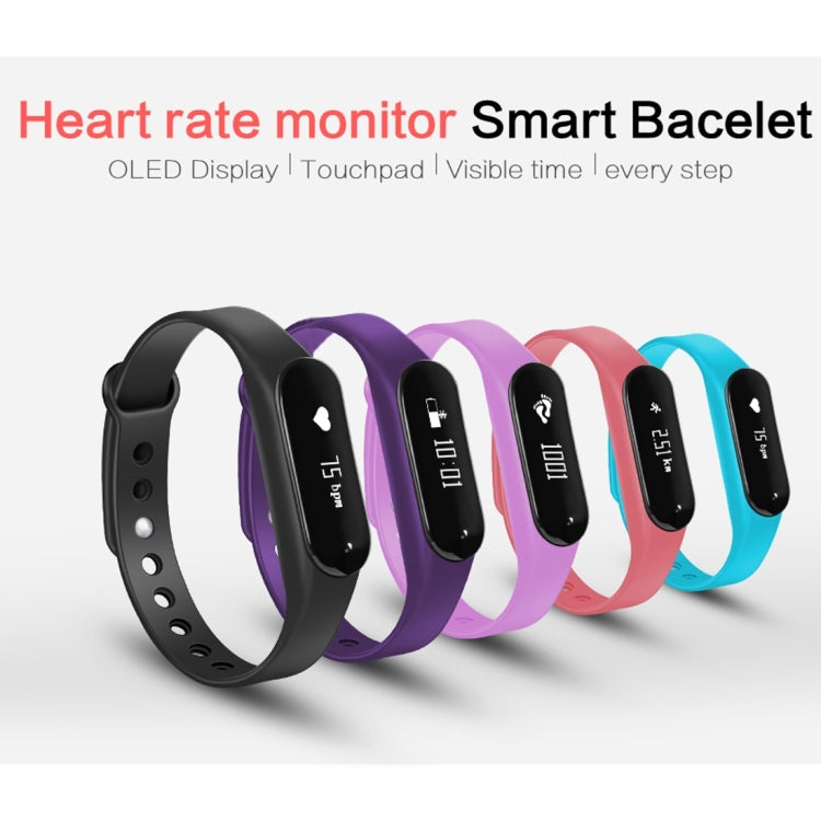 Bracelet connecté CHIGU C6 avec écran OLED 0,69 pouce, Bluetooth, compatible avec les téléphones Android et iOS : moniteur de fréquence cardiaque, podomètre, notifications d’appels, suivi du sommeil, rappel d’activité, alarme et fonction anti-perte.