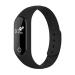 Bracelet connecté TLW25 avec écran OLED 0,42 pouce, Bluetooth, étanche IP66, compatible avec les téléphones Android et iOS : moniteur de fréquence cardiaque, podomètre, rappel d’appels, suivi du sommeil, rappel d’activité, alarme et capture à distance.