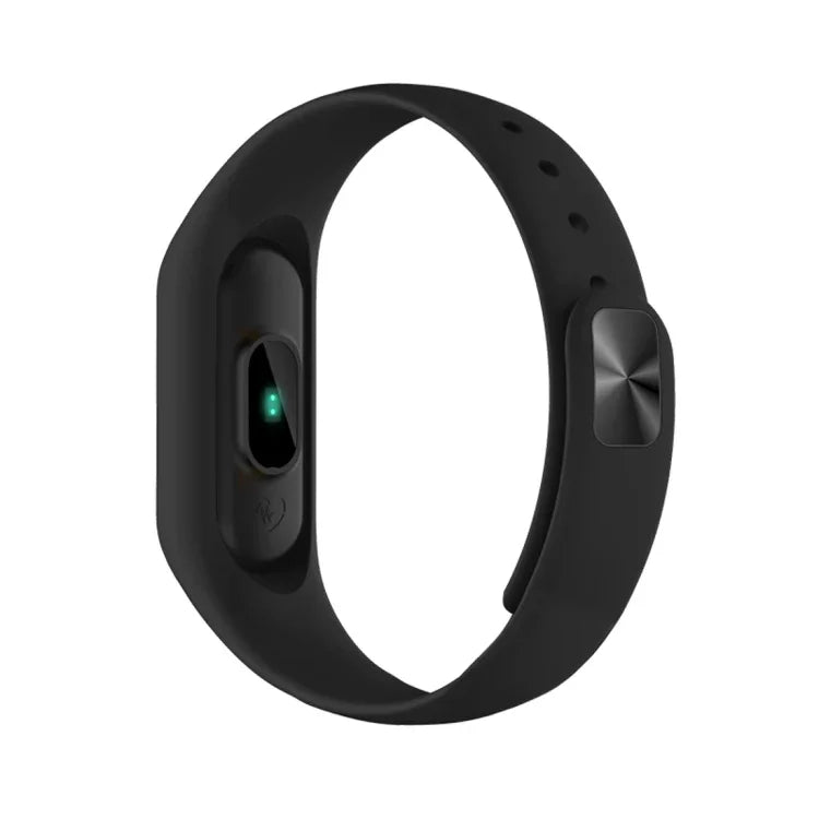 Bracelet connecté TLW25 avec écran OLED 0,42 pouce, Bluetooth, étanche IP66, compatible avec les téléphones Android et iOS : moniteur de fréquence cardiaque, podomètre, rappel d’appels, suivi du sommeil, rappel d’activité, alarme et capture à distance.