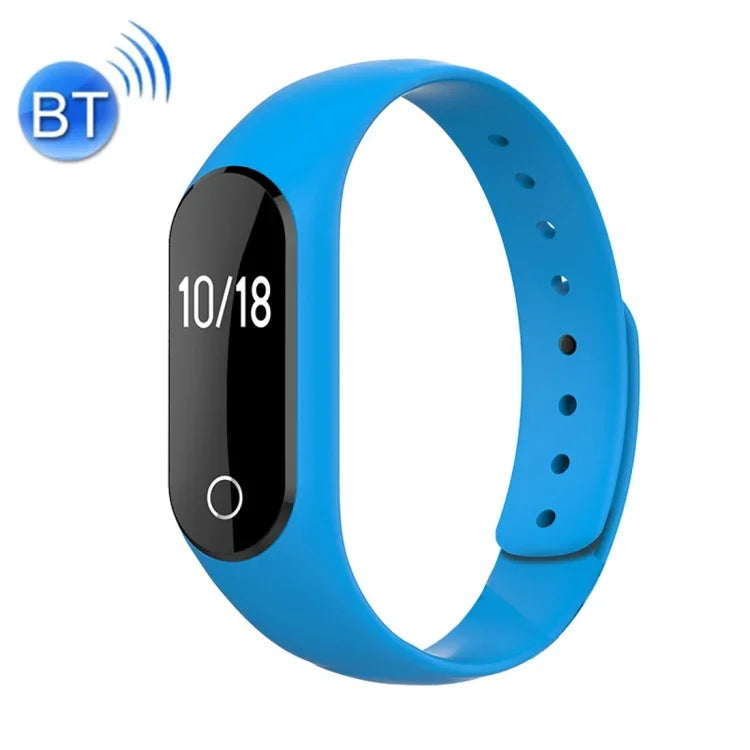 Bracelet connecté TLW25 avec écran OLED 0,42 pouce, Bluetooth, étanche IP66, compatible avec les téléphones Android et iOS : moniteur de fréquence cardiaque, podomètre, rappel d’appels, suivi du sommeil, rappel d’activité, alarme et capture à distance.