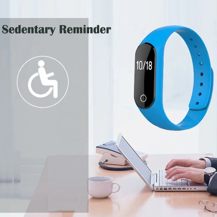Bracelet connecté TLW25 avec écran OLED 0,42 pouce, Bluetooth, étanche IP66, compatible avec les téléphones Android et iOS : moniteur de fréquence cardiaque, podomètre, rappel d’appels, suivi du sommeil, rappel d’activité, alarme et capture à distance.