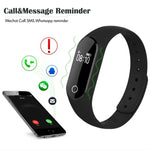Bracelet connecté TLW25 avec écran OLED 0,42 pouce, Bluetooth, étanche IP66, compatible avec les téléphones Android et iOS : moniteur de fréquence cardiaque, podomètre, rappel d’appels, suivi du sommeil, rappel d’activité, alarme et capture à distance.