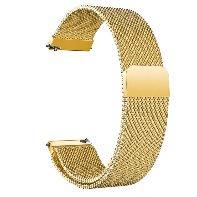 Bracelet de montre magnétique Milanis en maille d'acier inoxydable pour Galaxy Watch Active 20 mm