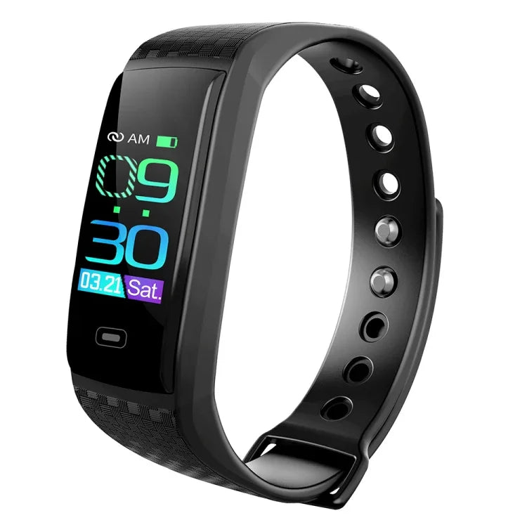 Bracelet connecté CK17S avec écran IPS de 0,96 pouce, étanche IP67, avec rappel d'appel, surveillance de la fréquence cardiaque, de la pression artérielle et du sommeil.