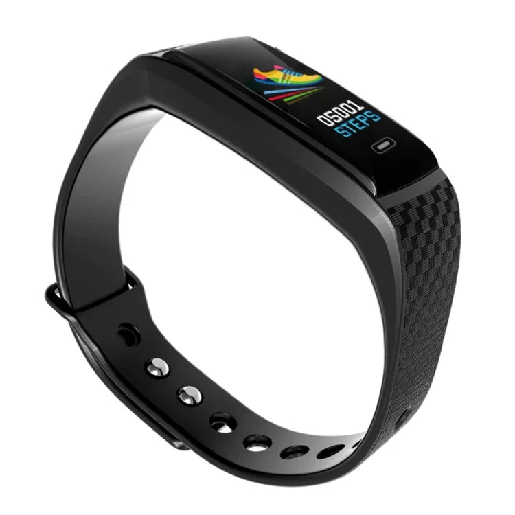 Bracelet connecté CK17S avec écran IPS de 0,96 pouce, étanche IP67, avec rappel d'appel, surveillance de la fréquence cardiaque, de la pression artérielle et du sommeil.