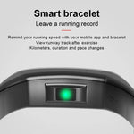 Bracelet connecté CK17S avec écran IPS de 0,96 pouce, étanche IP67, avec rappel d'appel, surveillance de la fréquence cardiaque, de la pression artérielle et du sommeil.