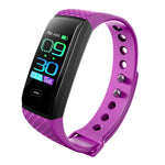 Bracelet connecté CK17S avec écran IPS de 0,96 pouce, étanche IP67, avec rappel d'appel, surveillance de la fréquence cardiaque, de la pression artérielle et du sommeil.
