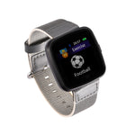 Bracelet connecté DTNO.1 G12 avec écran couleur OLED 1,3 pouce, étanche IP67, bracelet en nylon, notifications d'appel, surveillance de la fréquence cardiaque, alerte sédentarité et modes multisports.
