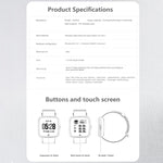 Bracelet connecté DTNO.1 G12 avec écran couleur OLED 1,3 pouce, étanche IP67, bracelet en nylon, notifications d'appel, surveillance de la fréquence cardiaque, alerte sédentarité et modes multisports.
