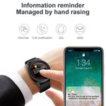 Bracelet connecté DK02 avec écran couleur IPS de 1,3 pouce, étanche IP67, prenant en charge les rappels d'appels, le suivi de la fréquence cardiaque, le suivi du sommeil et les alertes de sédentarité.