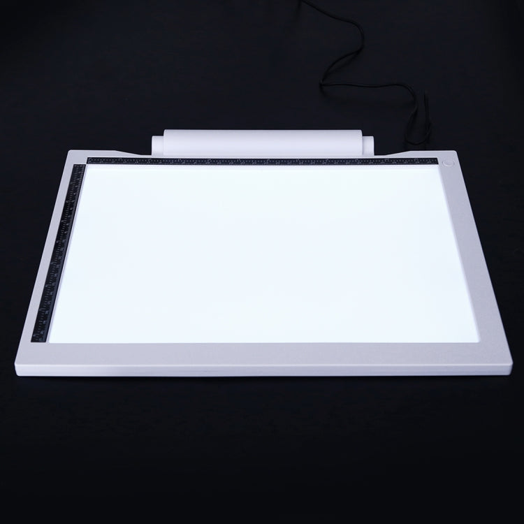 A4-19 6,5W Trois niveaux de luminosité Dimmable A4 LED Tablette de dessin avec câble USB