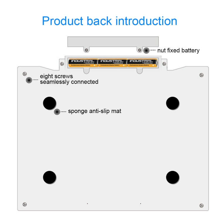 A4-19 6,5W Trois niveaux de luminosité Dimmable A4 LED Tablette de dessin avec câble USB