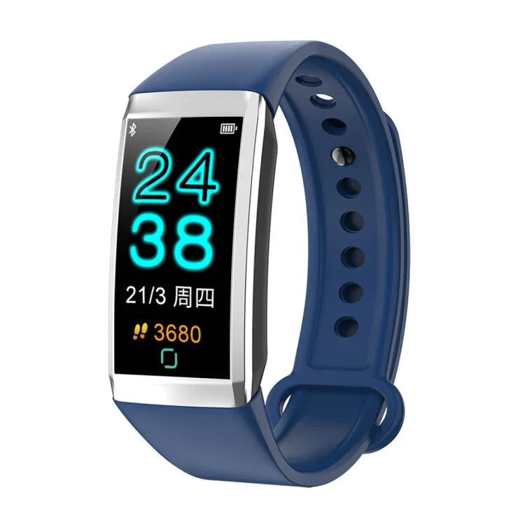 Bracelet connecté TD19 avec écran IPS de 1,14 pouce, étanche IP67, avec rappel d'appel, surveillance de la fréquence cardiaque, de la pression artérielle et du sommeil, et contrôle de la caméra à distance.