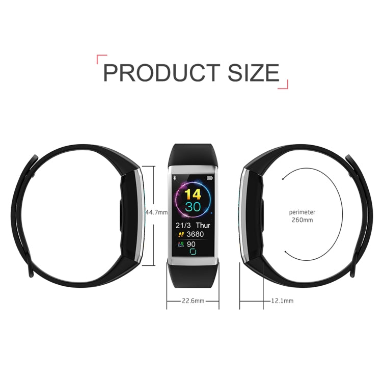 Bracelet connecté TD19 avec écran IPS de 1,14 pouce, étanche IP67, avec rappel d'appel, surveillance de la fréquence cardiaque, de la pression artérielle et du sommeil, et contrôle de la caméra à distance.