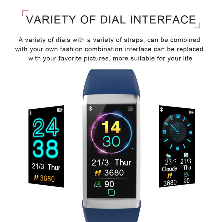 Bracelet connecté TD19 avec écran IPS de 1,14 pouce, étanche IP67, avec rappel d'appel, surveillance de la fréquence cardiaque, de la pression artérielle et du sommeil, et contrôle de la caméra à distance.
