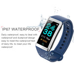 Bracelet connecté TD19 avec écran IPS de 1,14 pouce, étanche IP67, avec rappel d'appel, surveillance de la fréquence cardiaque, de la pression artérielle et du sommeil, et contrôle de la caméra à distance.