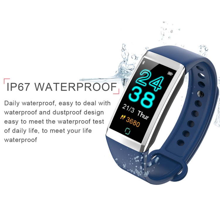 Bracelet connecté TD19 avec écran IPS de 1,14 pouce, étanche IP67, avec rappel d'appel, surveillance de la fréquence cardiaque, de la pression artérielle et du sommeil, et contrôle de la caméra à distance.