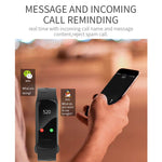 Bracelet connecté H29 avec écran couleur IPS de 1,14 pouce, étanche IP67, compatible avec le comptage des pas, les notifications d'appels, le suivi de la fréquence cardiaque et le suivi du sommeil.