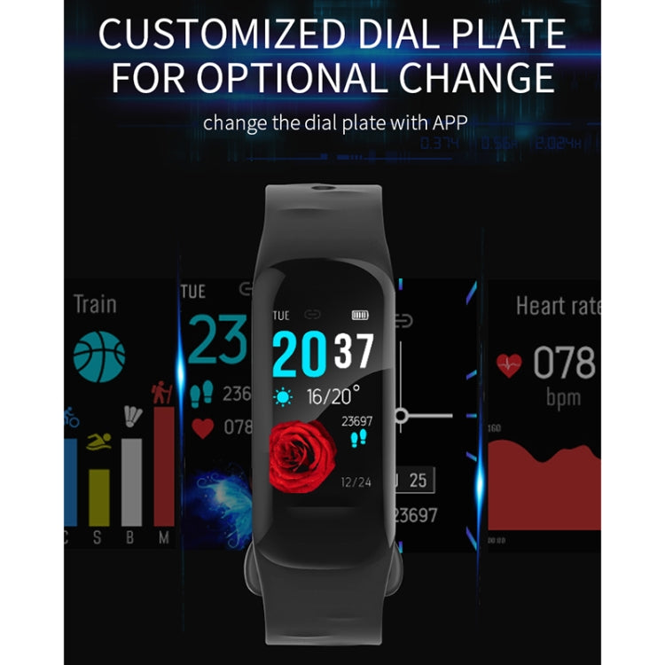 Bracelet connecté H29 avec écran couleur IPS de 1,14 pouce, étanche IP67, compatible avec le comptage des pas, les notifications d'appels, le suivi de la fréquence cardiaque et le suivi du sommeil.