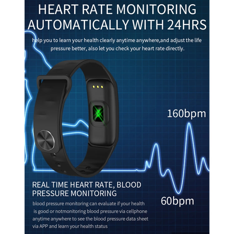 Bracelet connecté H29 avec écran couleur IPS de 1,14 pouce, étanche IP67, compatible avec le comptage des pas, les notifications d'appels, le suivi de la fréquence cardiaque et le suivi du sommeil.