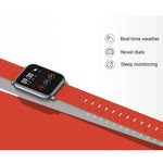 Montre de sport connectée SMA-F1 avec écran tactile TFT de 1,3 pouce, étanche IP68, prise en charge de la fréquence cardiaque dynamique, de la tension artérielle et de la détection du sommeil / Bluetooth / réveil / contrôle photo, SMA-F1