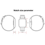 Montre de sport connectée SMA-F1 avec écran tactile TFT de 1,3 pouce, étanche IP68, prise en charge de la fréquence cardiaque dynamique, de la tension artérielle et de la détection du sommeil / Bluetooth / réveil / contrôle photo, SMA-F1