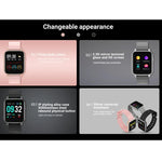 Montre de sport connectée SMA-F1 avec écran tactile TFT de 1,3 pouce, étanche IP68, prise en charge de la fréquence cardiaque dynamique, de la tension artérielle et de la détection du sommeil / Bluetooth / réveil / contrôle photo, SMA-F1