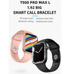 T900 PRO MAX L BIG Montre intelligente étanche avec grand écran de 1,92 pouce, prise en charge de la fréquence cardiaque / de la pression artérielle / de l'oxygène / de plusieurs modes sportifs, T900 PRO MAX L BIG