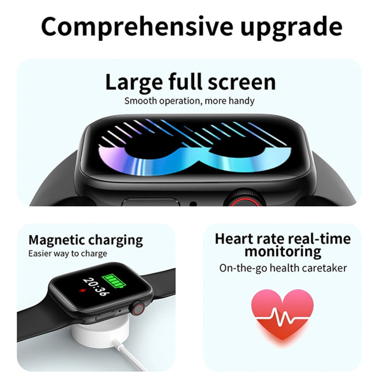 T900 PRO MAX L BIG Montre intelligente étanche avec grand écran de 1,92 pouce, prise en charge de la fréquence cardiaque / de la pression artérielle / de l'oxygène / de plusieurs modes sportifs, T900 PRO MAX L BIG