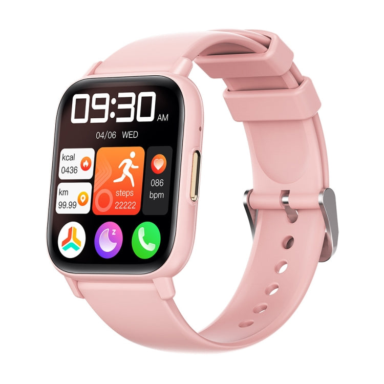 Montre connectée étanche DM60 de 1,83 pouce, avec surveillance de la température corporelle, de la fréquence cardiaque, de l'oxygène sanguin et de la pression artérielle.