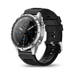 Montre connectée étanche HAMTOD GT45 de 1,6 pouce, compatible avec les appels Bluetooth, la surveillance de la fréquence cardiaque et de l'oxygène sanguin.