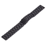 Bracelet en acier inoxydable à boucle papillon et 3 perles pour montre connectée Samsung Gear S2 Classic