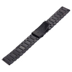 Bracelet en acier inoxydable à boucle papillon et 3 perles pour montre connectée Samsung Gear S2 Classic