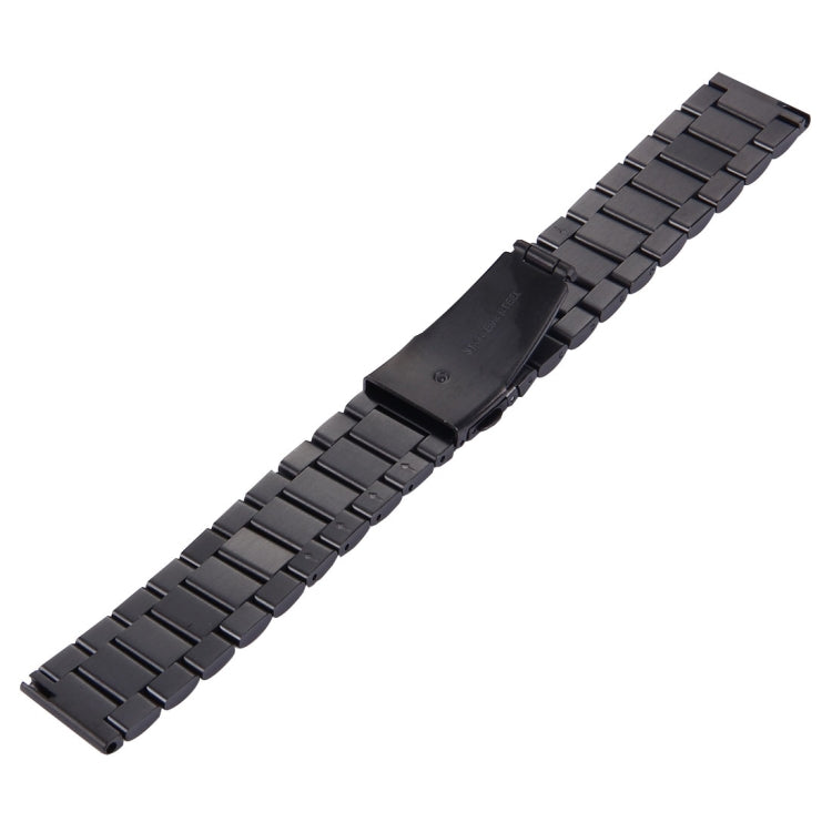 Bracelet en acier inoxydable à boucle papillon et 3 perles pour montre connectée Samsung Gear S2 Classic