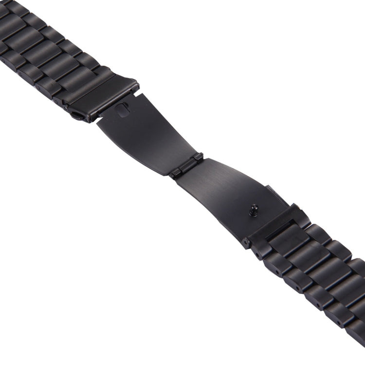 Bracelet en acier inoxydable à boucle papillon et 3 perles pour montre connectée Samsung Gear S2 Classic